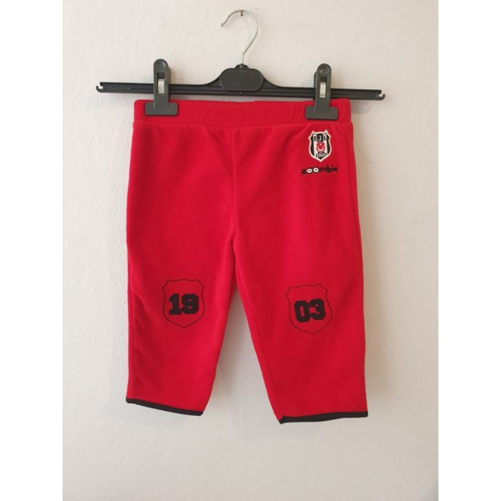 Kartal Yuvası Unisex Çocuk Kırmızı Polar Pantolon 18-24 Ay Erkek Çocuk Pantolon Fiyatı