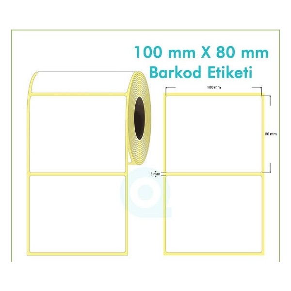 Kartallar Etiket 80MMX100MM Termal Barkod Etiketi 1 Rulo 500 Adet - 100 x 80 mm SSD / Solid State Drive Fiyatı