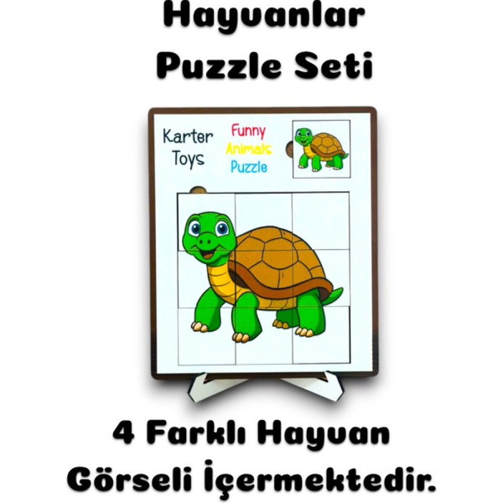 Karter İnovasyon Hayvan Figürlü 4lü Puzzle Seti Oto Boyaları Fiyatı