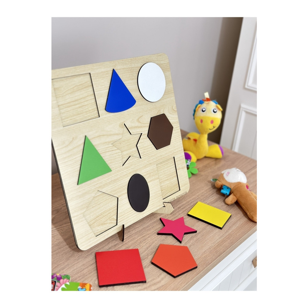 Karter İnovasyon Tak Cikar Puzzle Tak Cikar Egitici Set Montesorri Oyun Seti Tak Cikar Sekiller Eğitici Oyuncak Fiyatı