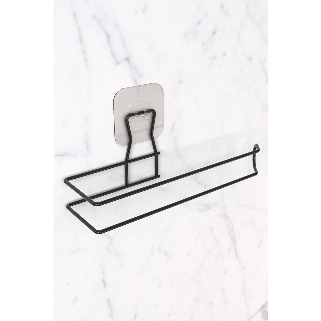 Karteya Sticker Yapışkanlı Dekoratif Rulo Havlu Tutacağı Şık Banyo Mutfak Tezgah Aksesuarı Rulo Havluluk El / Yüz Havlusu Fiyatı