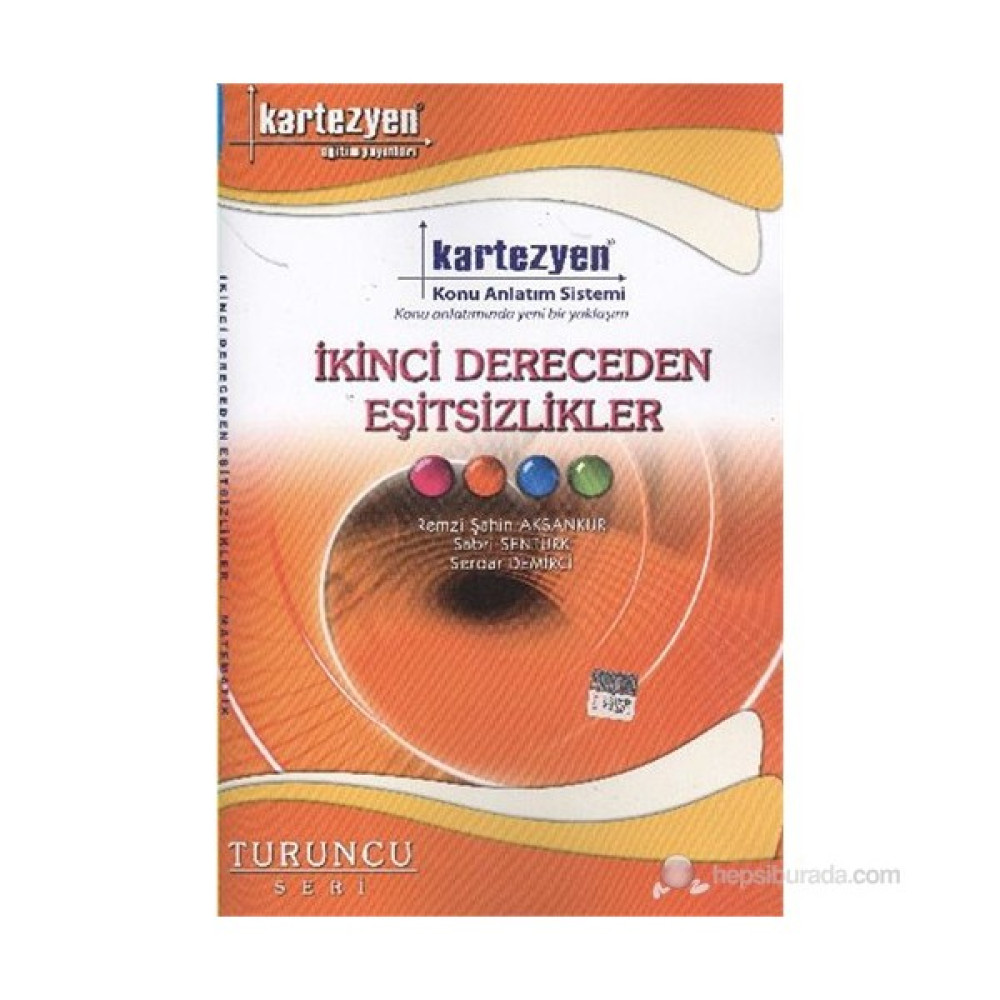 Kartezyen İkinci Dereceden Eşitsizlikler-Sabri Şentürk Matematik Fiyatı