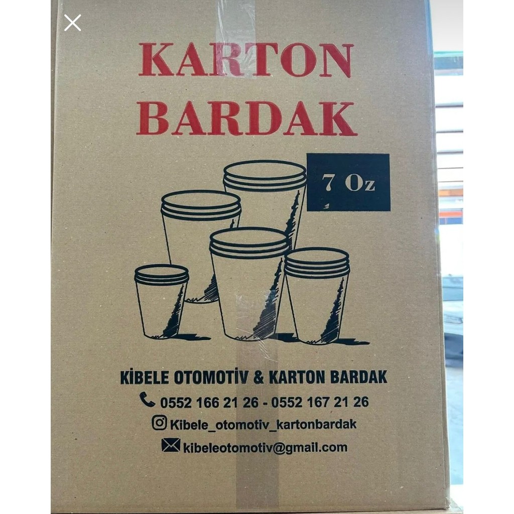 Karton bardak 7 oz Fincan / Bardak / Kahve Takımı Fiyatı