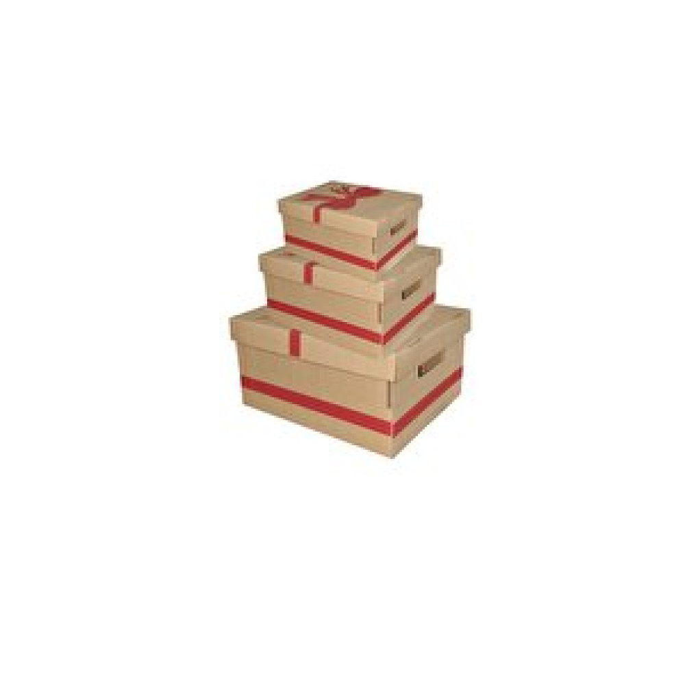 Kartons Hediye Kutusu - Kurdele Baskılı - Orta Boy - 10 Lu Paket - Paket No.2 Nalburiye & Hırdavat Fiyatı