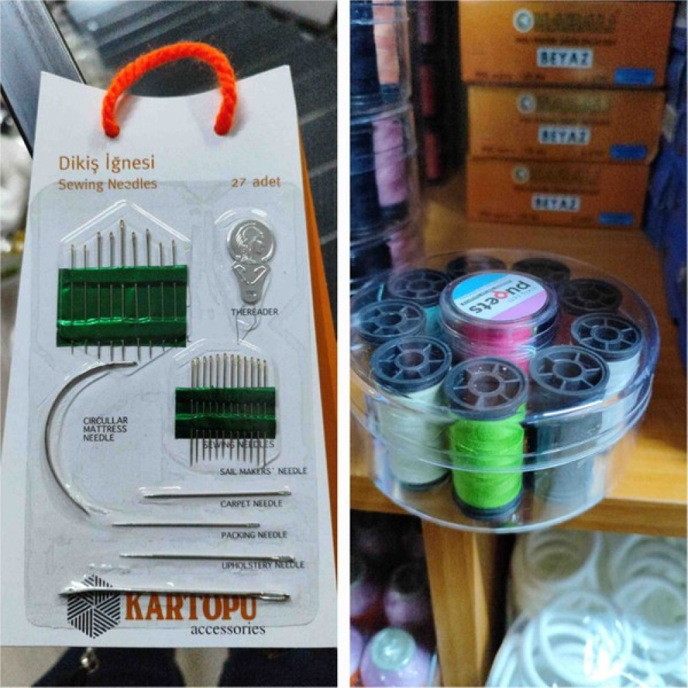 Kartopu Dikiş Ipi ve Iğne Seti Oyun & Hobi Fiyatı
