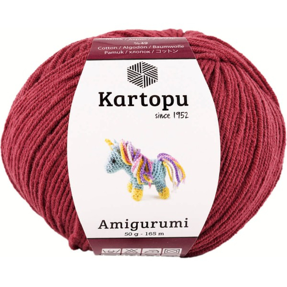 Kartopu Kartopu Amigurumi Pamuklu Cotton Amigurumi İpi - K104 - Bordo Oyun & Hobi Fiyatı