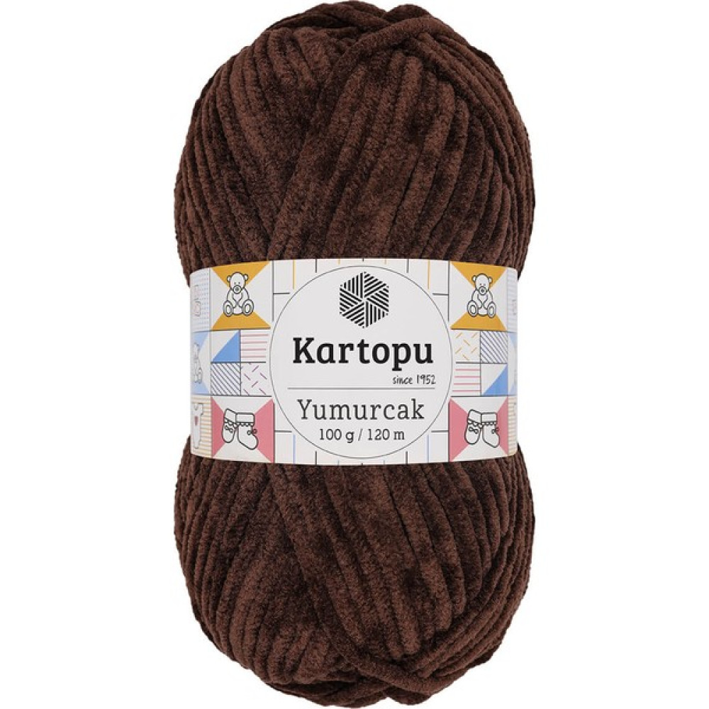 Kartopu Kartopu Yumurcak Kadife İp - K818 - Koyu Kahve Oyun & Hobi Fiyatı