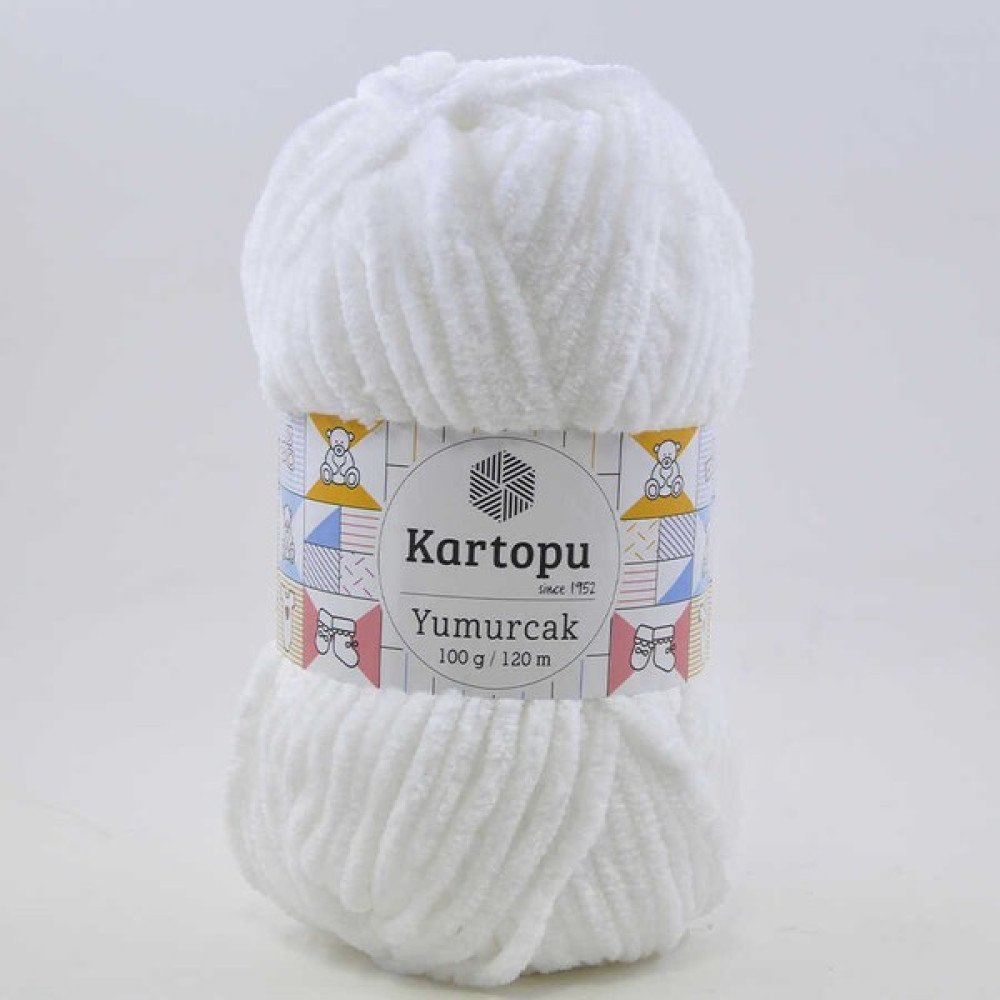 Kartopu Yumurcak K010 5 Adet Kadife Ip Beyaz Oyun & Hobi Fiyatı