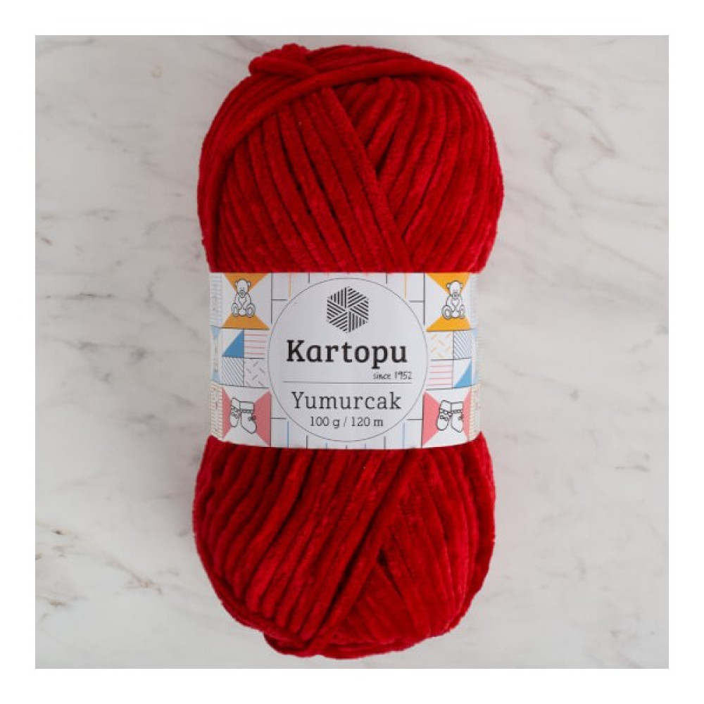 Kartopu Yumurcak K126 5 Adet Kadife Ip Kırmızı Oyun & Hobi Fiyatı
