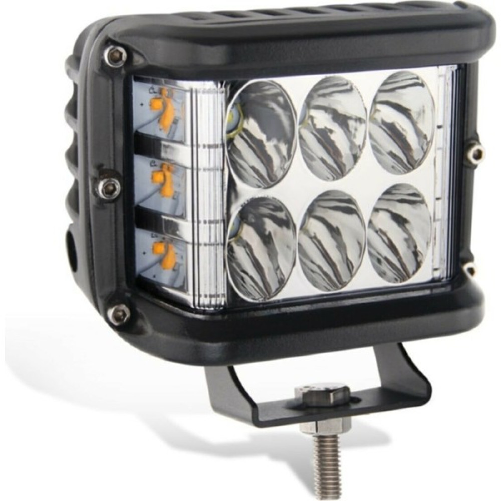 Karva Beyaz LED Sarı Çakarlı Kare Off Road Sis Farı Çalışma Lambası 12 Ledli 1ADET Motorsiklet Lambaları Fiyatı