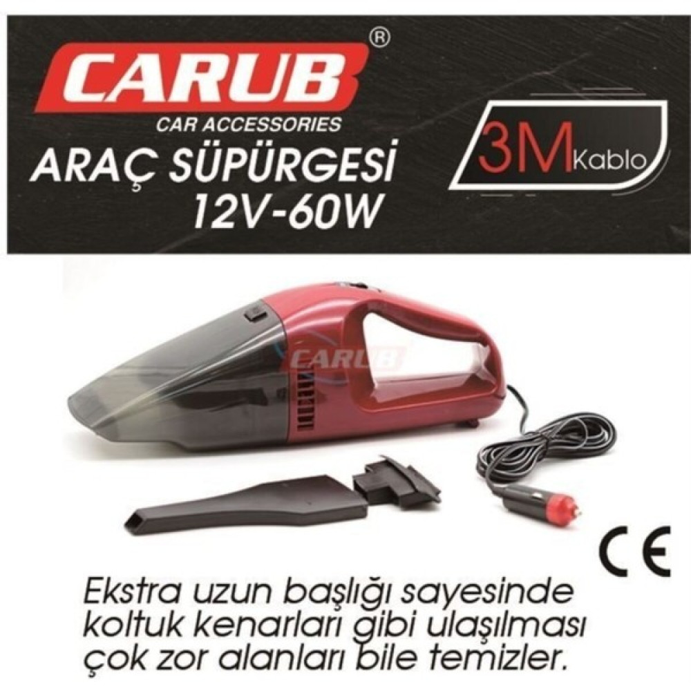 Karva Carub Çakmaklık Girişli Oto Temizleyici Araç Süpürgesi 12V Ultra Çekim Oto Bakım & Temizlik Ürünleri Fiyatı