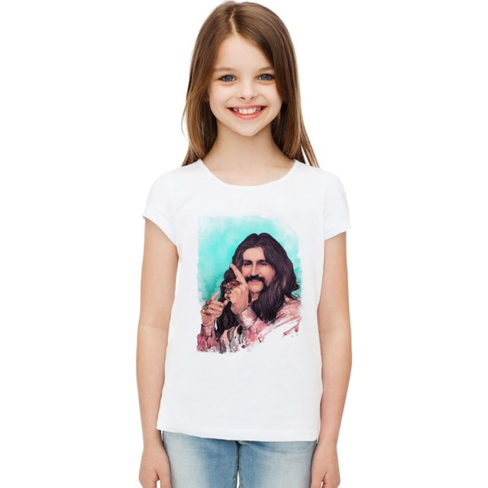 Karya Butik Barış Manço Kız Çocuk Baskılı T-Shirt Kız Çocuk T-shirt Fiyatı