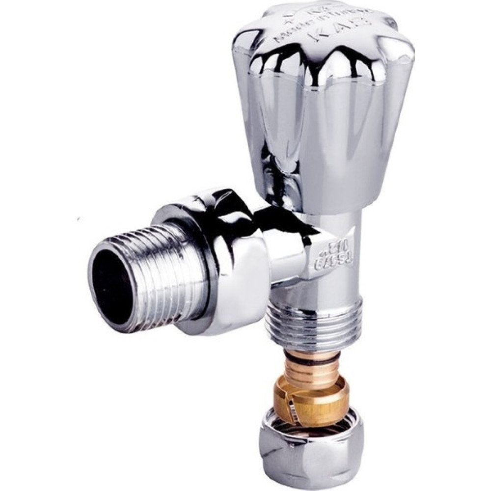 KAS 1/2″ Krom Pex-B Bağlantılı Köşe Radyatör Vanası Nalburiye & Hırdavat Fiyatı