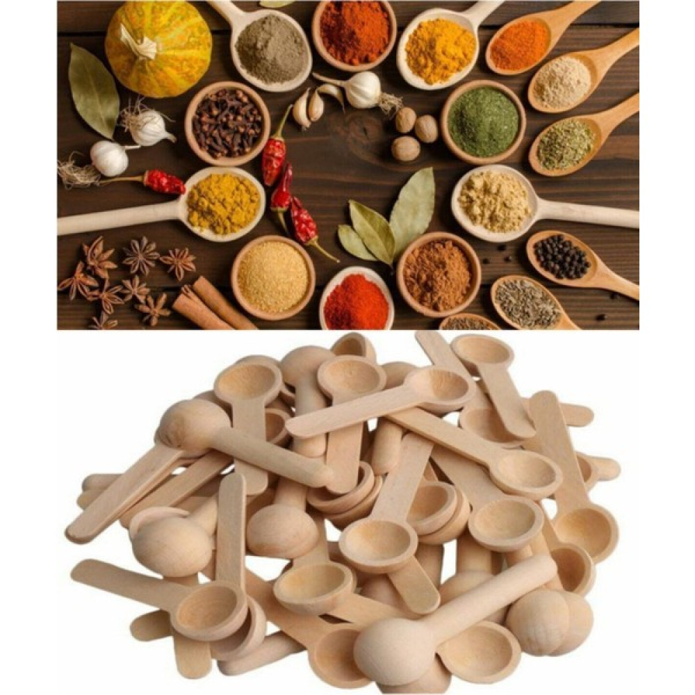 Kaşbaşı Home Ahşap Tahta Baharat ve Reçel Kaşığı 6 Adet - Gri Çatal / Kaşık / Bıçak Takımları Fiyatı