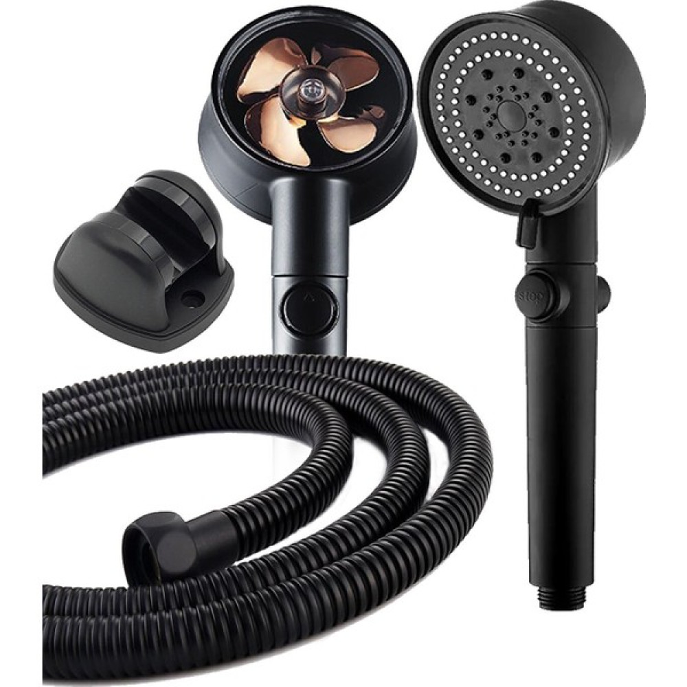 Kaşbaşı Home Turbo Pervaneli 5 Fonksiyonlu Duş Başlığı Duş Hortumu 150 cm Ve Mafsal Set - Renkli Duş Başlığı Fiyatı