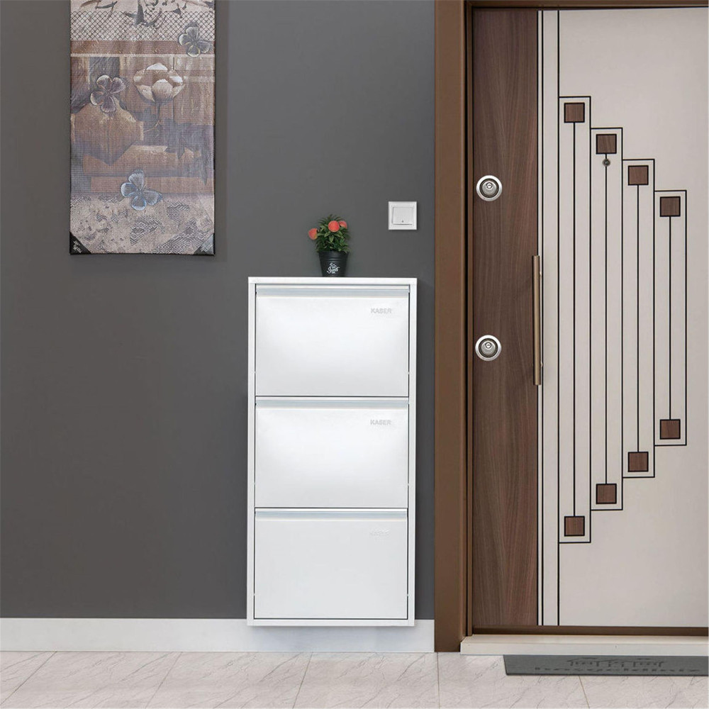 Kaser Beyaz Üçlü Ayakkabılık (DC-072-B) Oto, Bahçe, Yapı Market Fiyatı