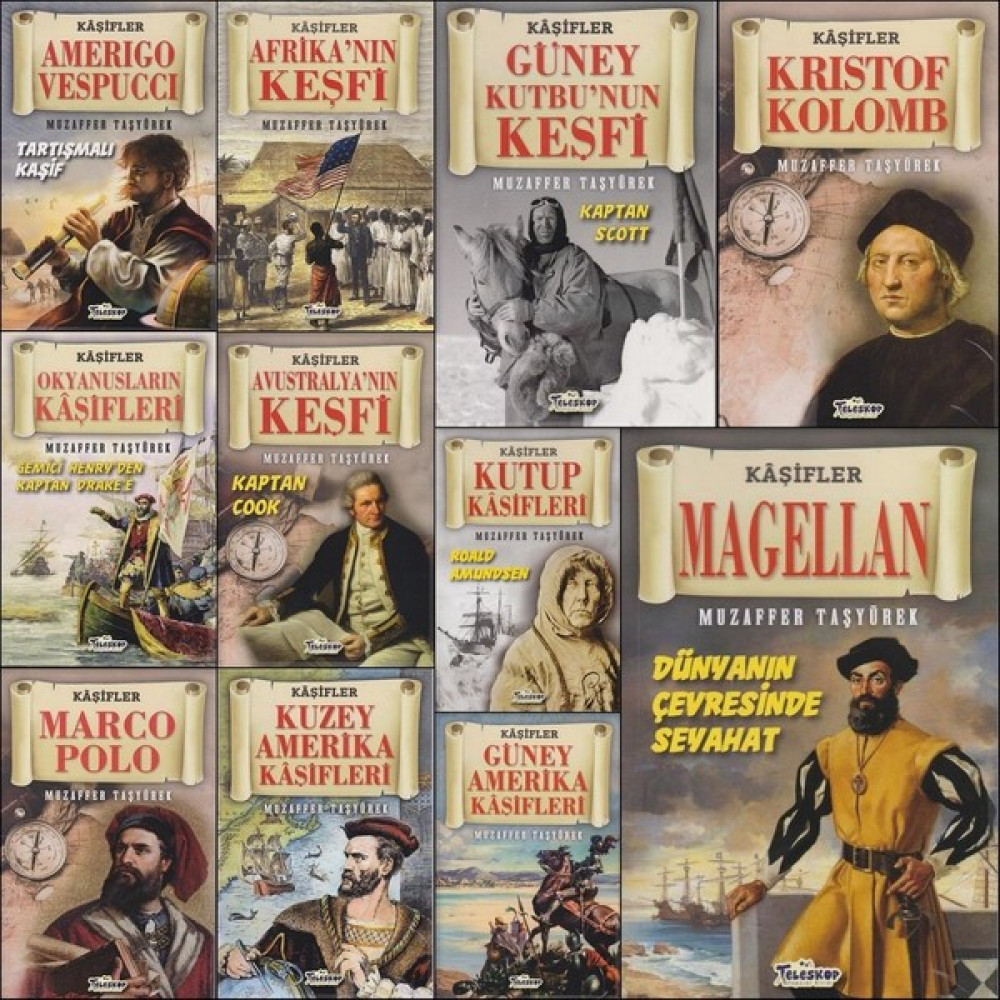 Kaşifler Dizisi 11 Kitap Set (5-6-7-8. Sınıflar Için) Zihinsel Gelişim Kitapları Fiyatı