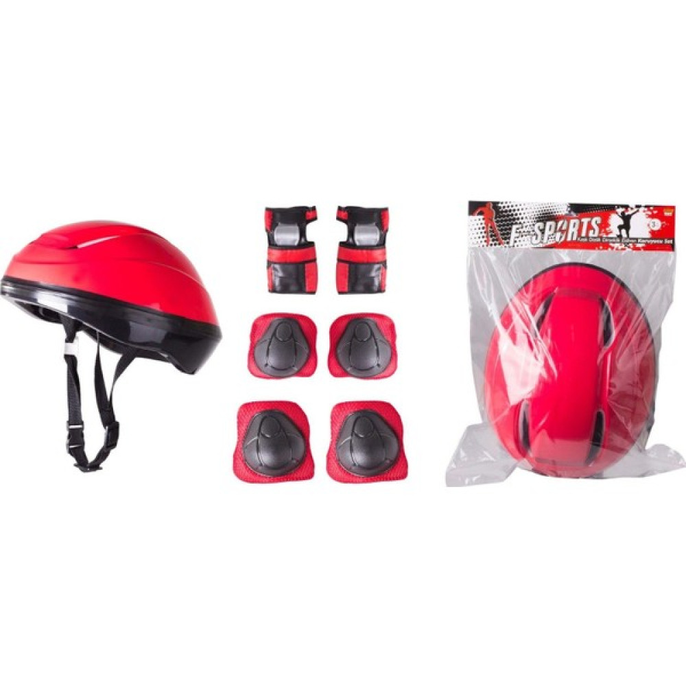 Kask Dizlik Dirseklik Koruyucu Set Paten Scooter Kay Kay Koruyucu Set - Kırmızı - 38 Oto Boyaları Fiyatı