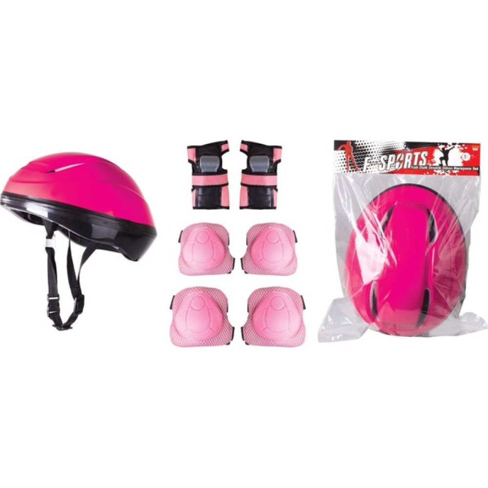 Kask Dizlik Dirseklik Koruyucu Set Paten Scooter Kay Kay Koruyucu Set - Pembe - 38 Oto Boyaları Fiyatı