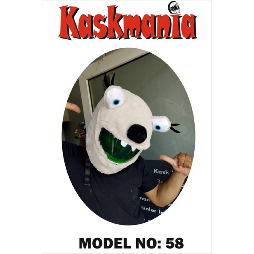 Kaskmania Peluş Kask Kılıfı Sid - Standart - Bej Oto Boyaları Fiyatı