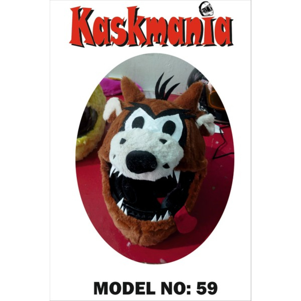 Kaskmania Peluş Kask Kılıfı Tazmanya - Standart - Kahverengi Oto Boyaları Fiyatı