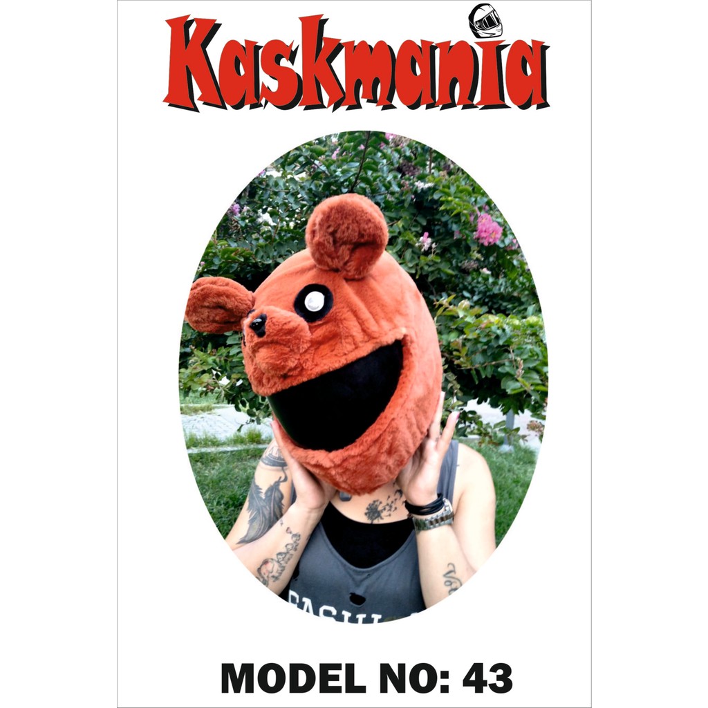Kaskmania Peluş Kask Kılıfı Teddy Bear - Standart - Kahverengi Anne Bebek Oyuncak Fiyatı