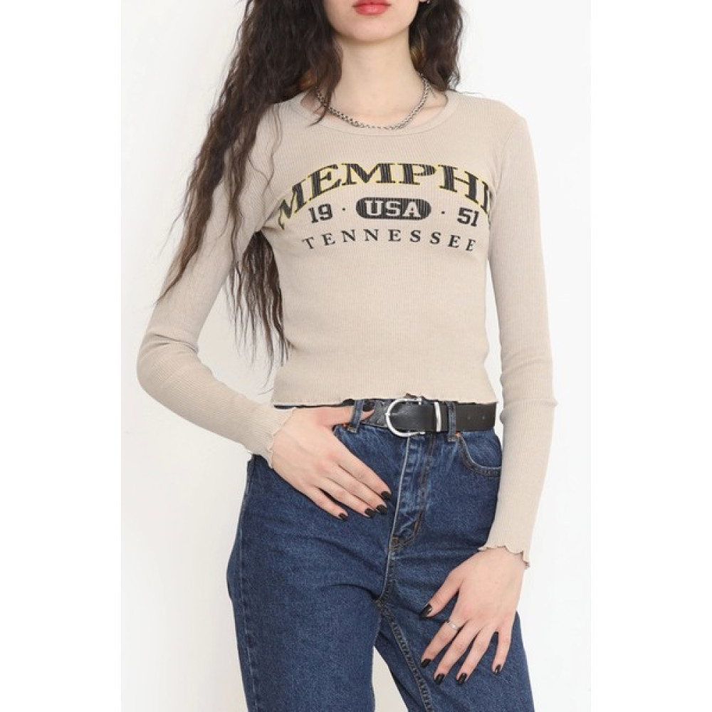 Kaşkorse Baskılı Bluz Taş - 15843.1567. Bluz Fiyatı
