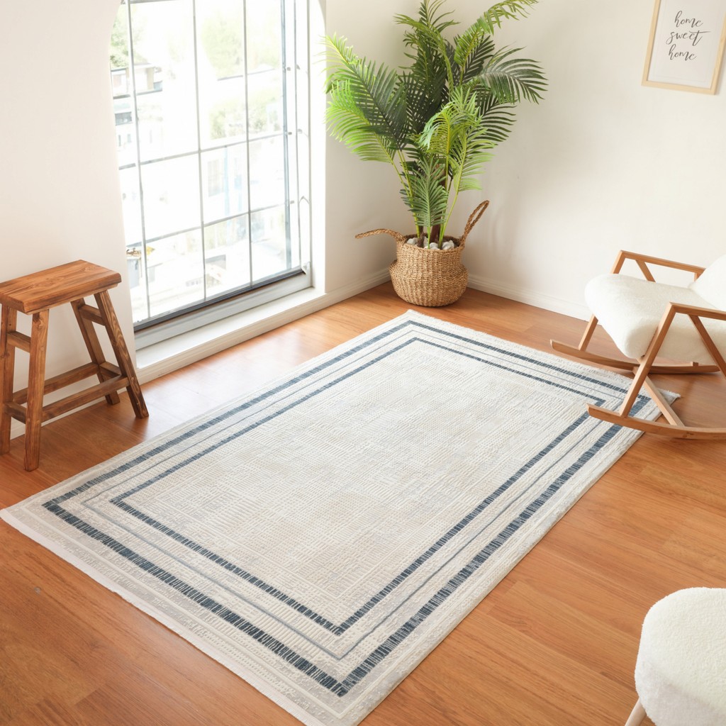 Kaşmir Halı 7/24 Elegante Captiva 80x150 cm Salon Mutfak Halısı Yolluk Kilim - 80 x 150 cm - Bej Salon Halısı Fiyatı