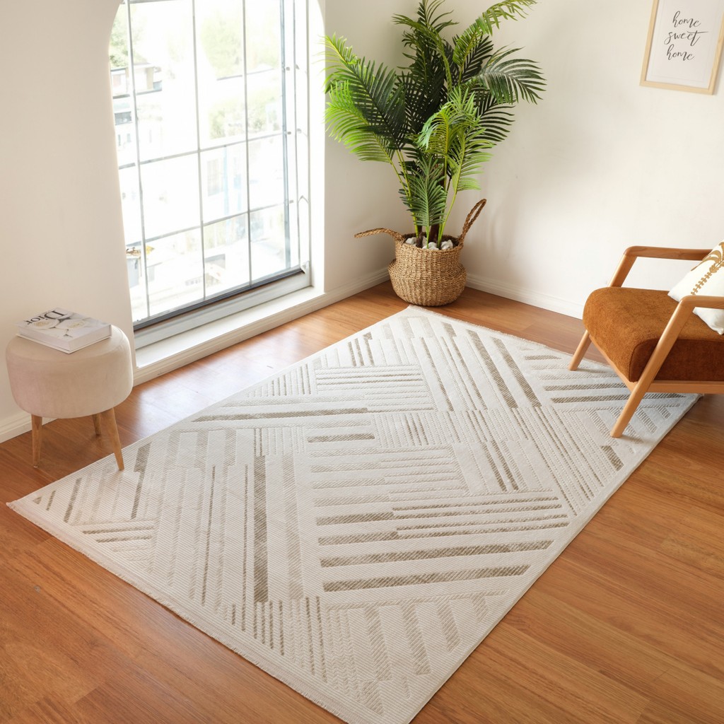 Kaşmir Halı 7/24 Elegante Lumina Bej 80X300 cm Salon Mutfak Halısı Yolluk Kilim - 80 x 300 cm SSD / Solid State Drive Fiyatı