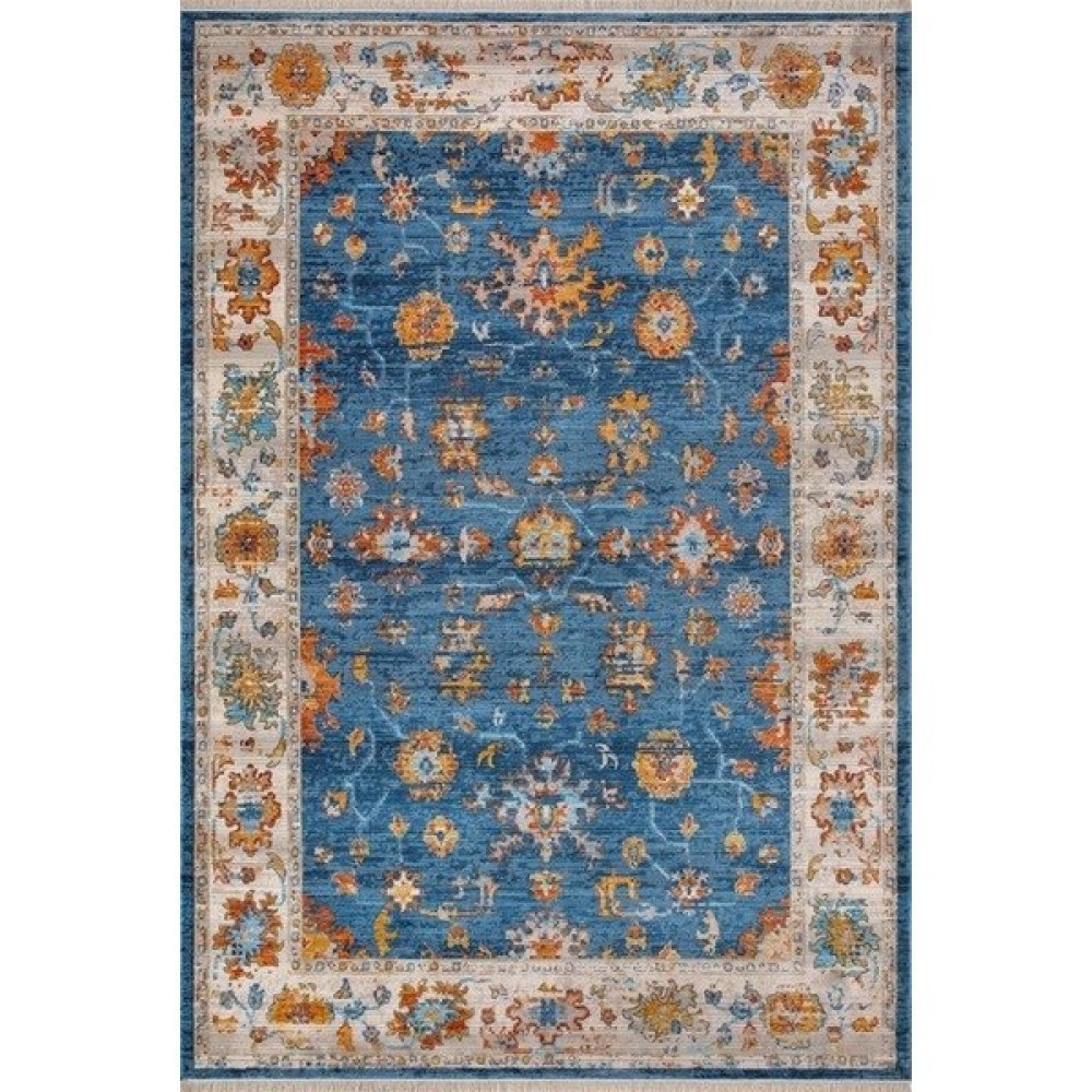 Kaşmir Halı Almoss Halı 7/24 4177A Lacivert - 80 x 150 cm Salon Halısı Fiyatı