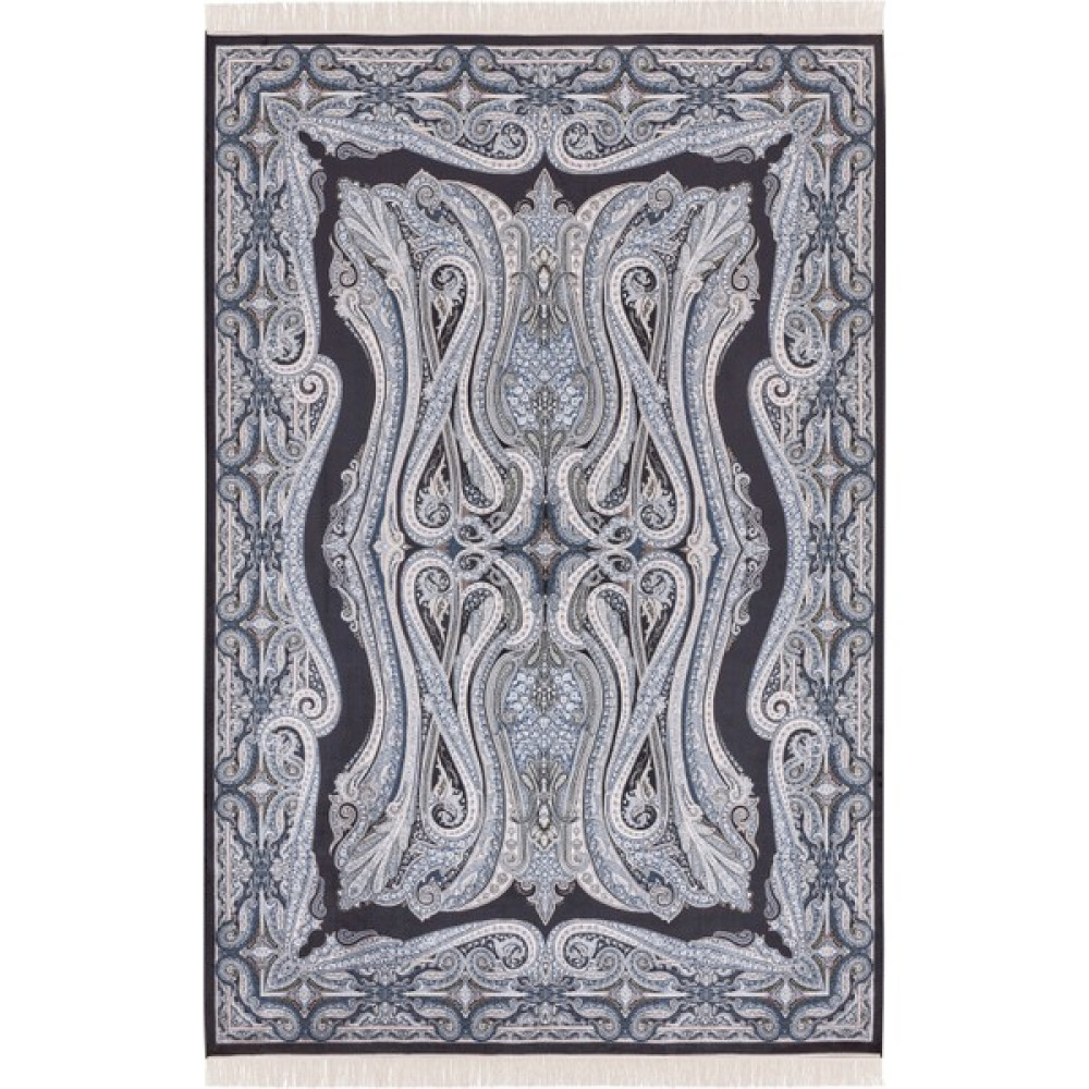 Kaşmir Halı İpek Moroccan Blue 200x290cm Halı - Mavi - 200 x 290 cm Salon Halısı Fiyatı