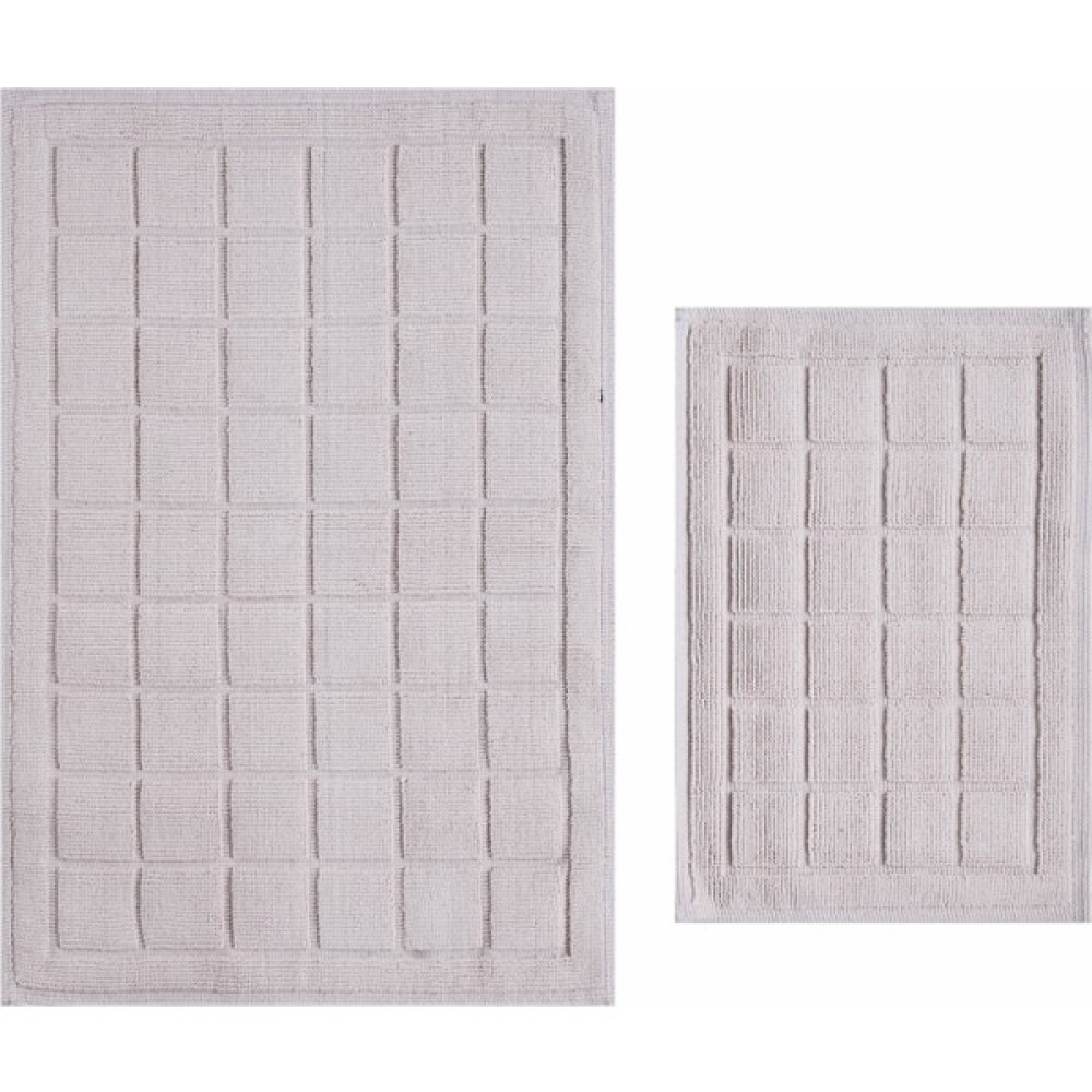 Kaşmir Halı Kaşmir Home Andrea Ikili Paspas Ekru 60X90 CM-40X60 cm Klozet Takımı Fiyatı