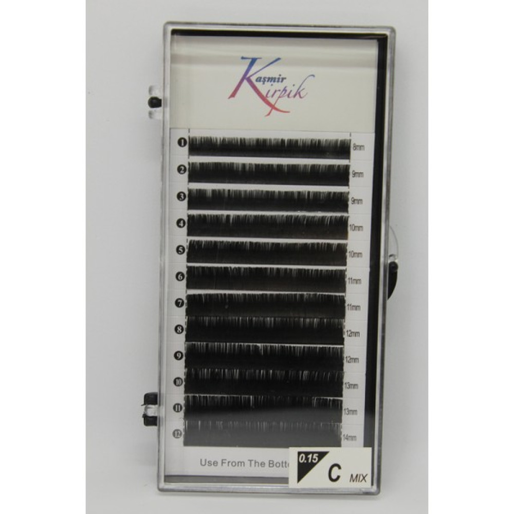 Kaşmir Kirpik 015 mm C Kıvrım Mix Boy Oto Boyaları Fiyatı