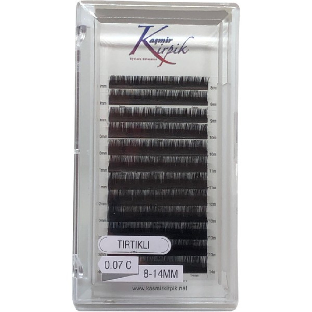 Kaşmir Kirpik Tırtıklı C Kıvrım 0.07MM Mix Kutu Oto Boyaları Fiyatı