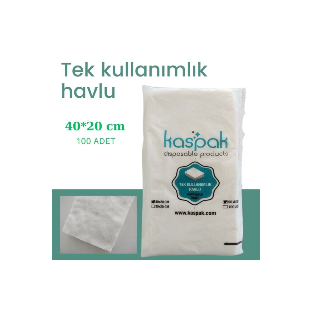 kaspak Tek Kullanımlık 40*20 Çok Amaçlı Havlu 100 Adet Veya 350 gr Kağıt Havlu Fiyatı