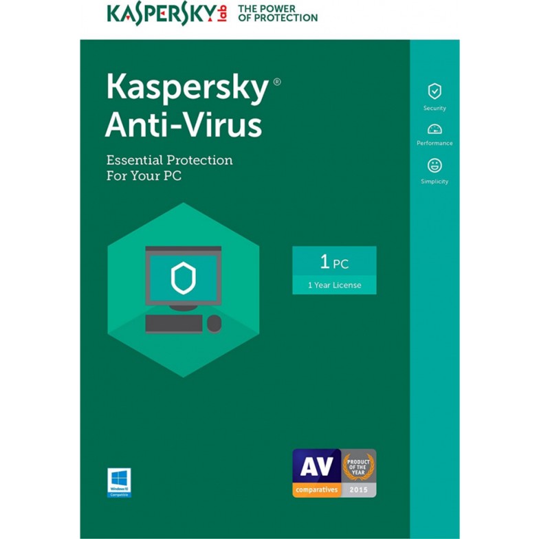 Kaspersky Anti-Virus 1 Kullanıcı 1 Yıl Virüs Programı Digital Lisans Diğer Fiyatı