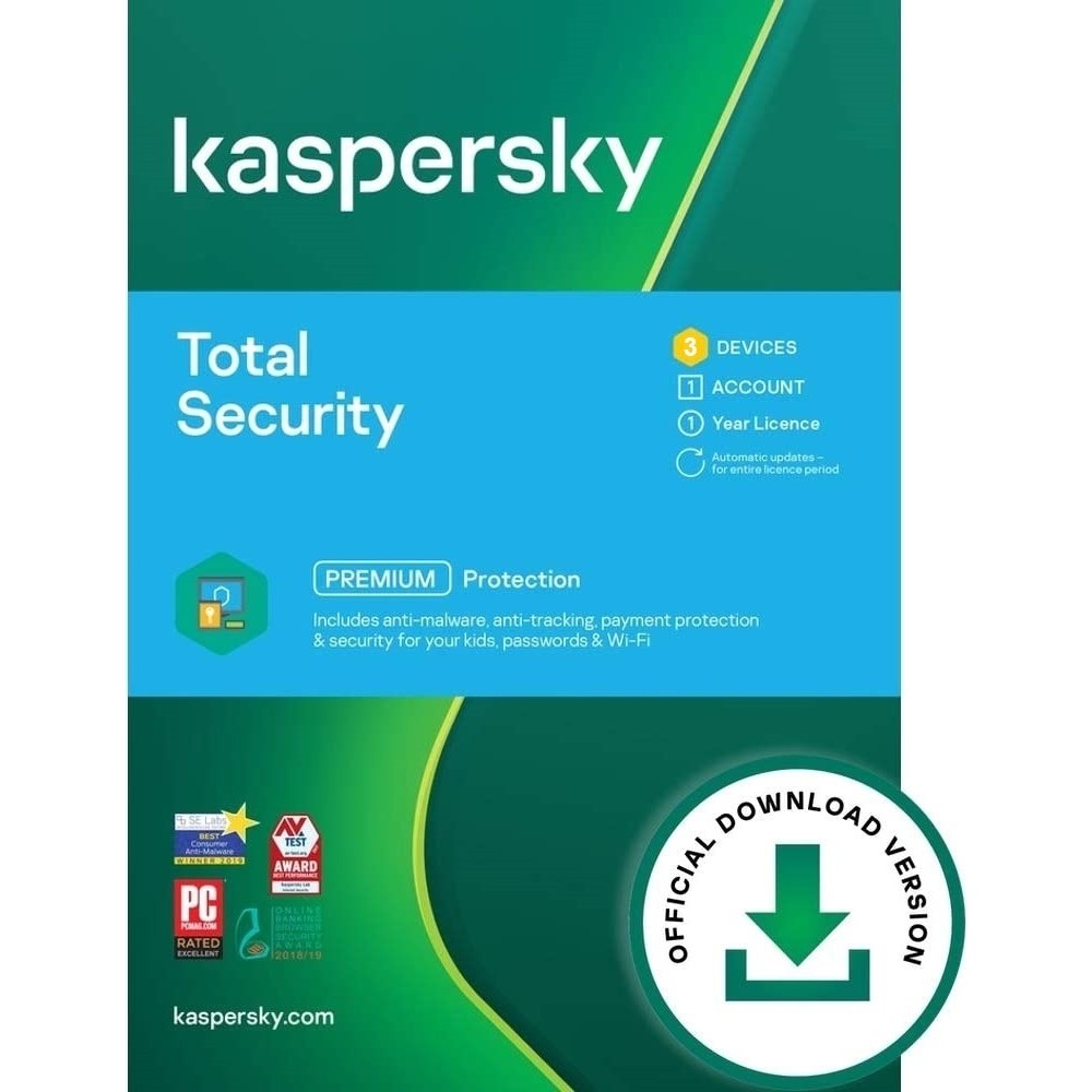 Kaspersky Total Security 2021 3 Cihaz 1 Yıl Pc/mac/android Dijital Kod - Dijital kodd Diğer Fiyatı