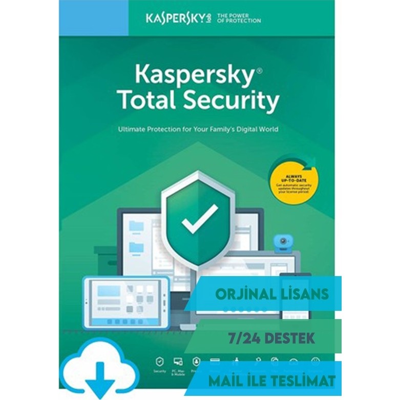 Kaspersky Total Security 2023 Dijital Abonelik -1 Cihaz 1 Yıl Diğer Fiyatı