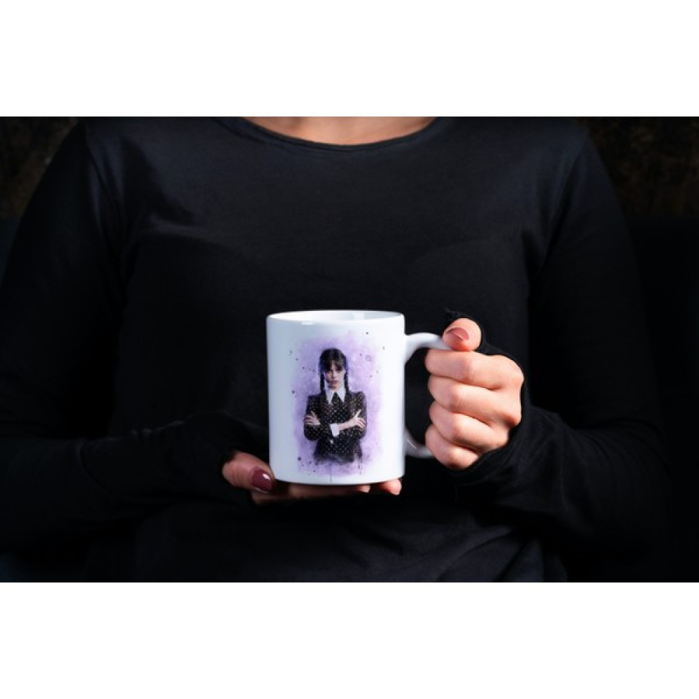 Kastalya Wednesday Addams Kupa Premium Kalite Wednesday Baskılı Kupa Bardak Fincan Fincan / Bardak / Kahve Takımı Fiyatı