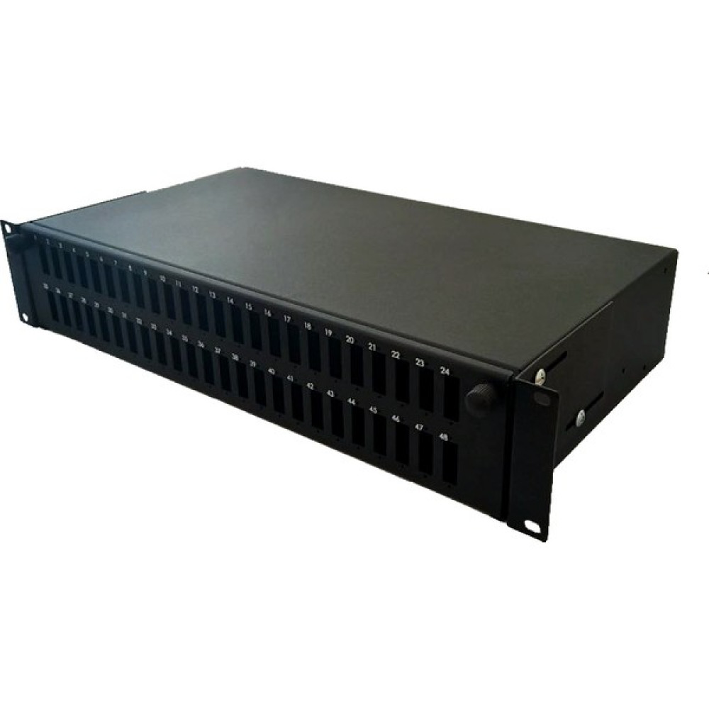 Kastap 2u 19 Inch 48 Port Scd Fiber Optik Rack Tipi Patch Panel Sunucu Fiyatı