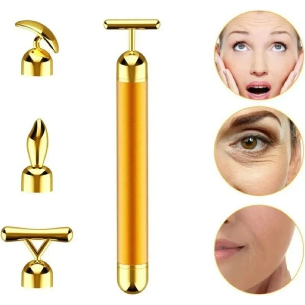 Katen Gold Massager Kırışıklığa Karşı Yüz Masaj Aleti Seti Masaj Cihazları Fiyatı