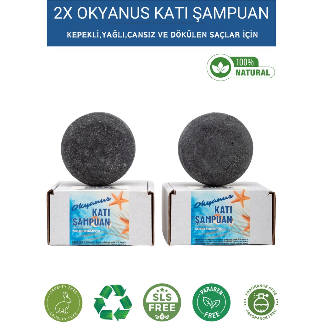 Katı Şampuan Okyanus (2 Adet) Keratin Provitamin Dökülme Karşıtı Onarıcı Katı Şampuan Yağlı Saçlar Evcil Hayvan Ürünleri Fiyatı