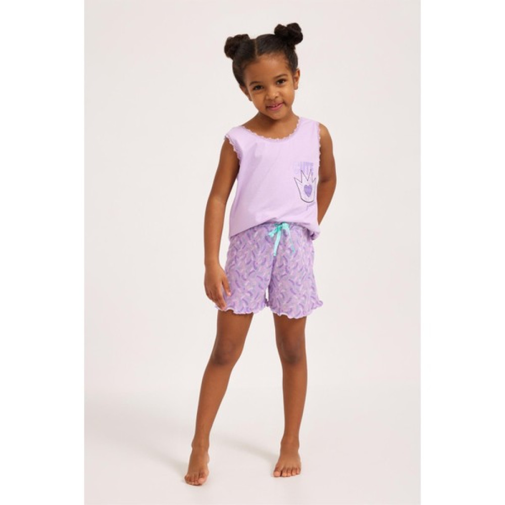Katia&Bony Lavender Kız Çocuk Şort Lila Kız Çocuk Pijama Fiyatı