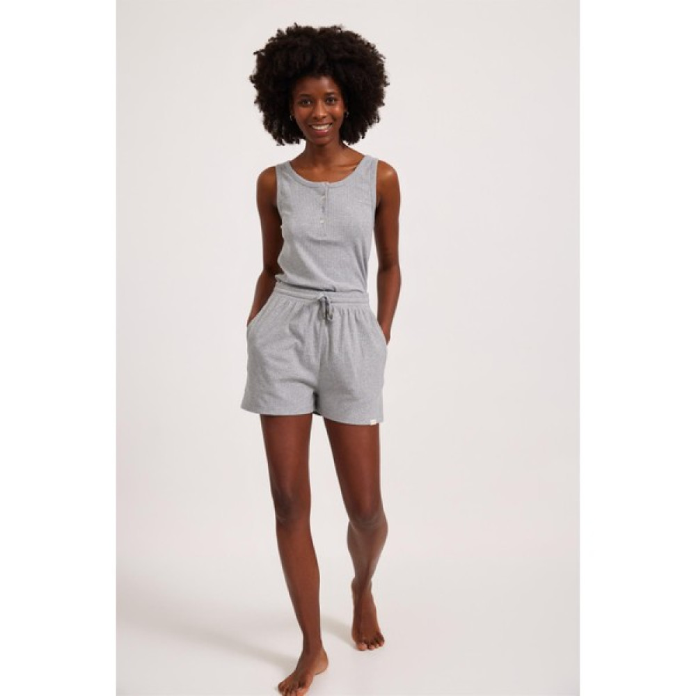 Katia&Bony Loungewear Cepli Kadın Şort Gri-Melanj. Elbise Fiyatı