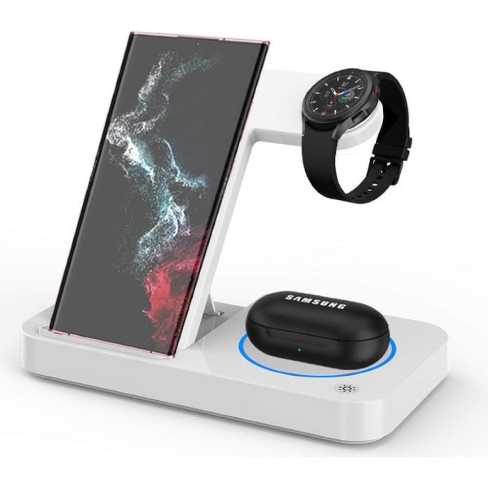 Katlanabilir 4 In 1 Kablosuz Şarj Standı Samsung Galaxy iPhone 15 14 13 12 11 Samsung Izle Kulaklık Hızlı Şarj Standı Istasyonu (Yurt Dışından) Cep Telefonu Şarj Cihazı Fiyatı