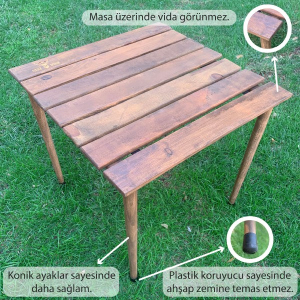 Katlanabilir Kamp Masası 60x60 cm Kamp & Piknik Masası Fiyatı