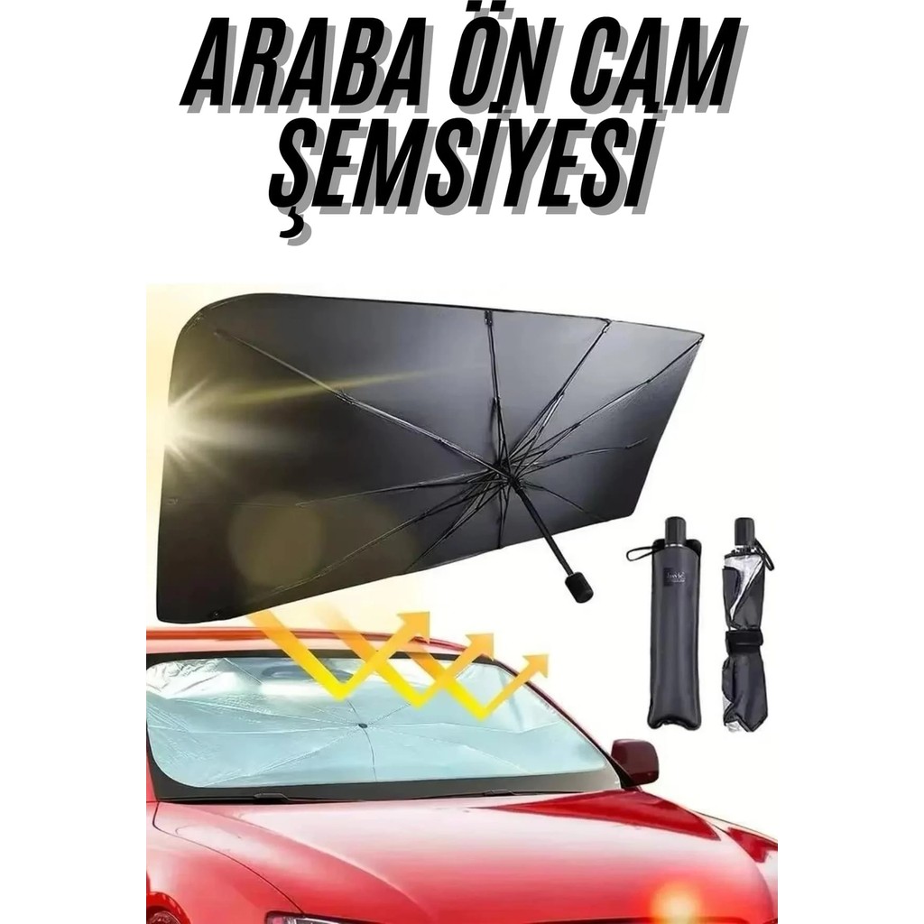 Katlanabilir Ön Cam Güneşlik Şemsiye Tüm Araçlar İçin Güneşlik UV Işınlarına Karşı Koruma Diğer Fiyatı