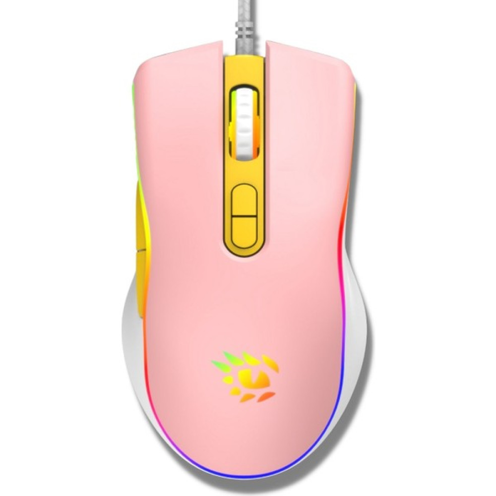 Katsuta T4-1665 Loot Rgb 7200DPI Makrolu Gaming Oyuncu Mouse - Pembe Klavye - Mouse Fiyatı