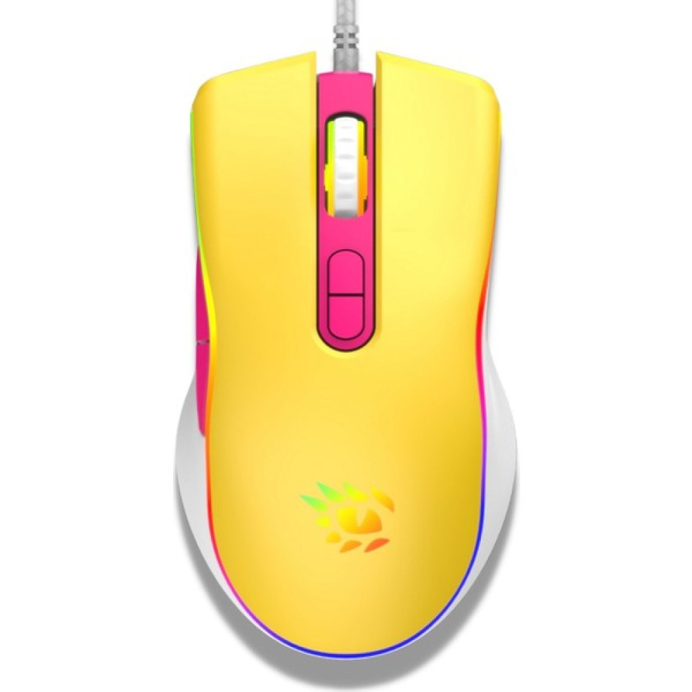 Katsuta T4-1665 Loot Rgb 7200DPI Makrolu Gaming Oyuncu Mouse - Sarı Klavye - Mouse Fiyatı