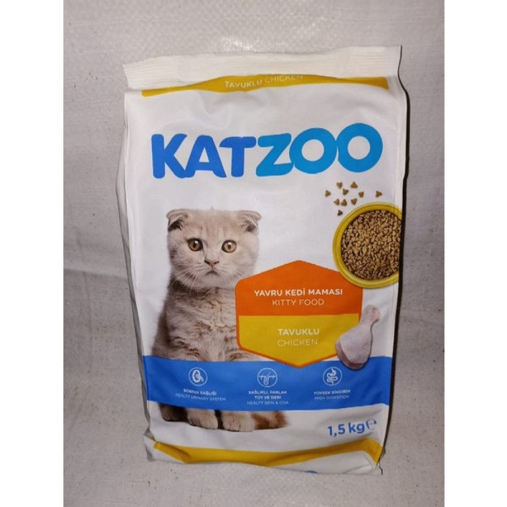 Katzoo Tavuklu Yavru Kedi Maması 1,5 kg Evcil Hayvan Ürünleri Fiyatı